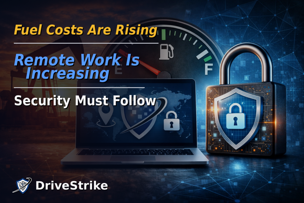 work from home to save fuel and secure remote workforce with DriveStrike